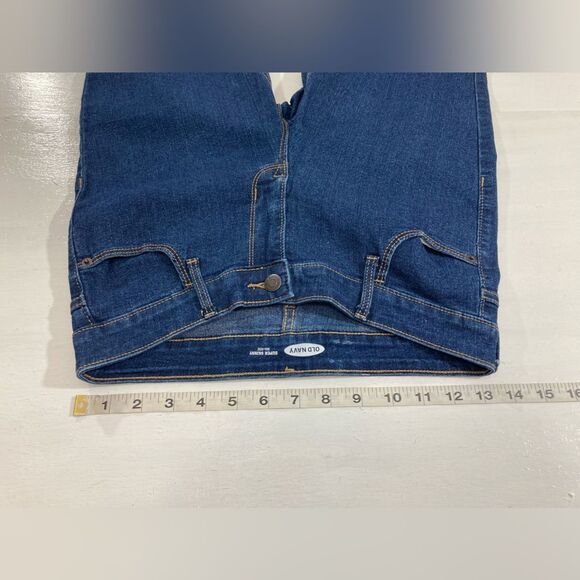 Old Navy Jeans Women’s 4 Blue Denim Super Skinny Mid Rise Casual Preppy - Picture 9 of 12